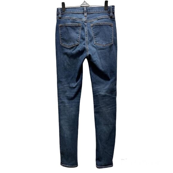J. Crew 9" high-rise skinny jean in classic blue wash size 27 - Picture 3 of 7